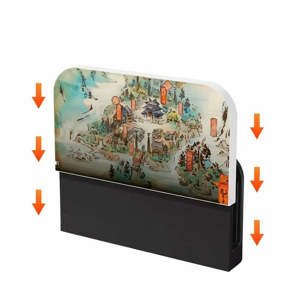 Couvercle De Protection De Plaque Frontale De Dessin Animé Pour Nintendo Switch 2 2025, Station De Télévision Décorative De Remplacement, Étui De Protection De Plaque Avant