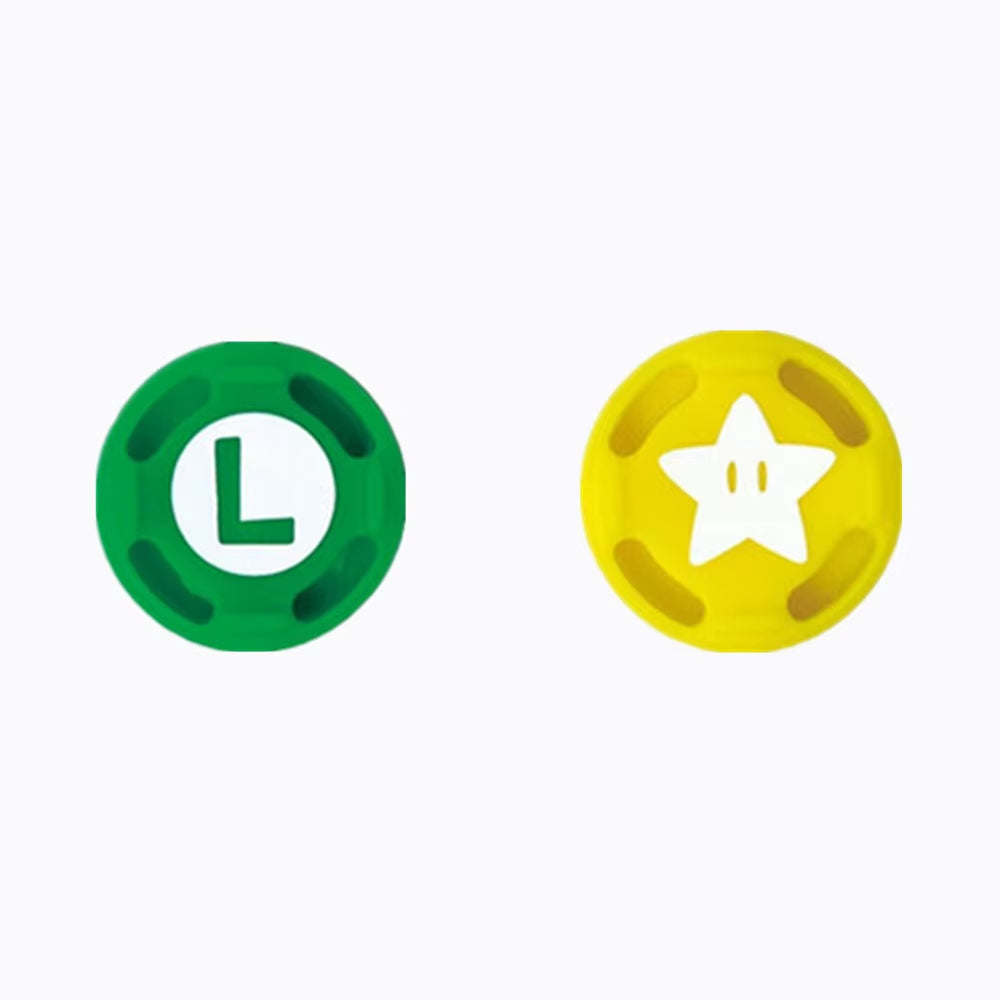 2Pcs Soft Silicone Cute Cartoon Thumb Stick Grips Cap for Switch Oled Joy Con Controller NS Lite Joystick Cover Protector