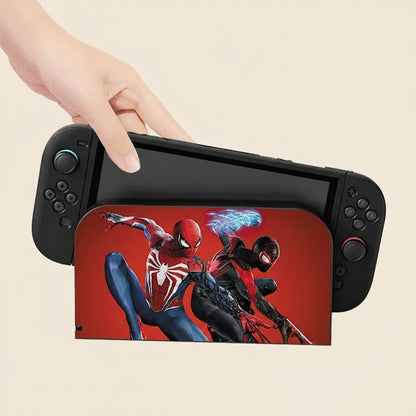 Faceplate Protective Cover for Nintendo Switch 2 2025 TV Dock Station Spider Hero Game Decorative Replacement Front Plate Case