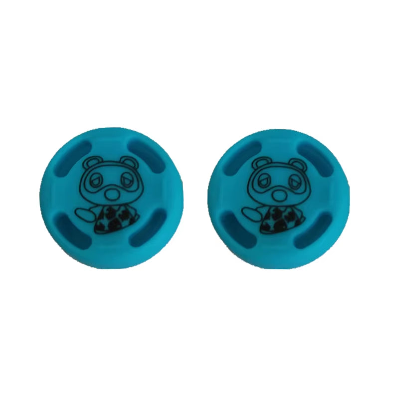 Capuchon De Poignées De Pouce En Silicone Souple, 2 Pièces, Dessin Animé Mignon, Pour Interrupteur Oled Joy Con, Contrôleur NS Lite, Protecteur De Couvercle De Joystick