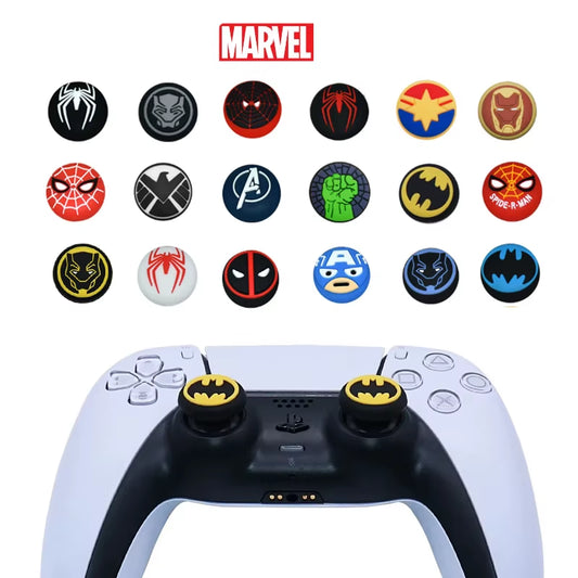 2PCS Marvel Silicone Thumbstick Grip Cap for Playstation 5 PS5 PS4 Xbox Xcontroller Accessories Game Joystick Protective Cap