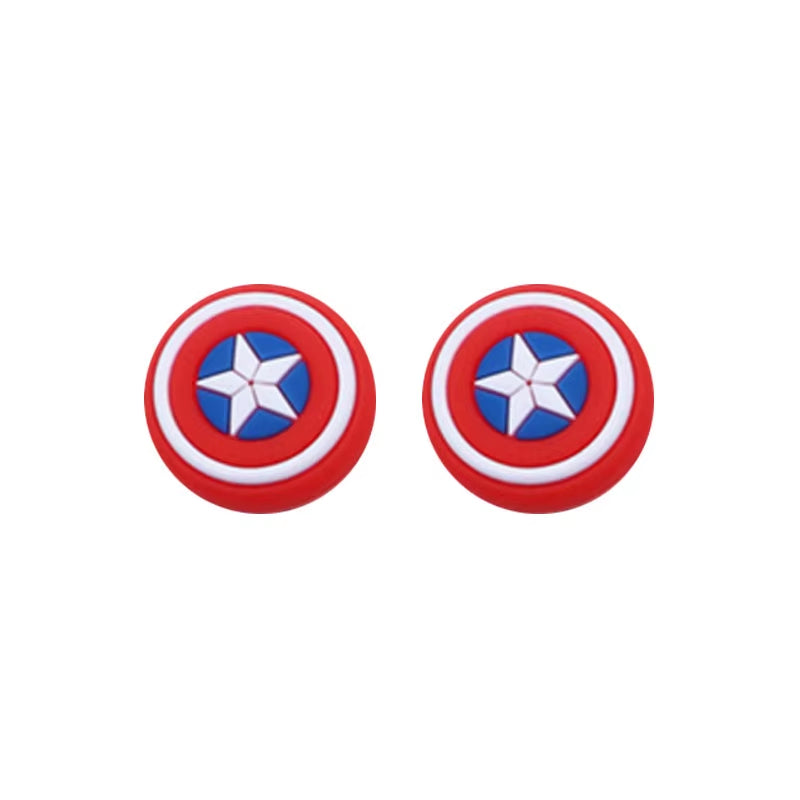 2PCS Marvel Silicone Thumbstick Grip Cap for Playstation 5 PS5 PS4 Xbox Xcontroller Accessories Game Joystick Protective Cap